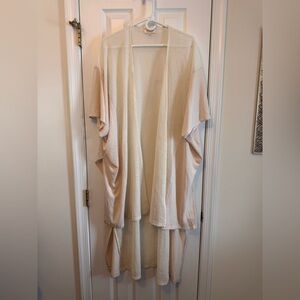 Listicle long mesh knit cardigans/kimonos/beach cover up Size Medium